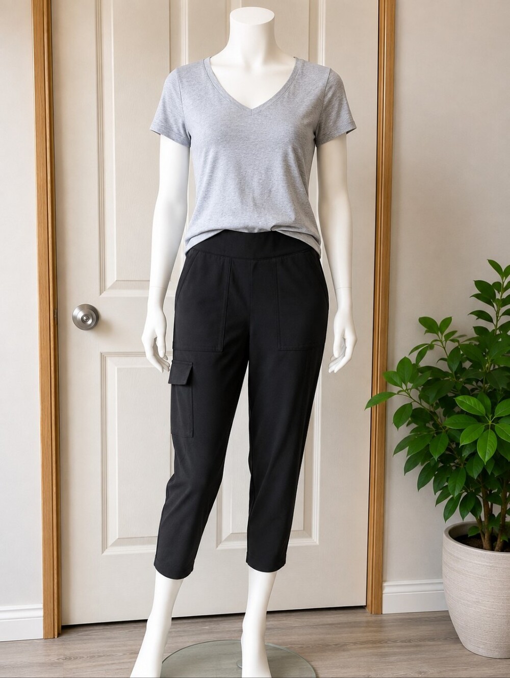 RBX Black Polyester Blend Pants